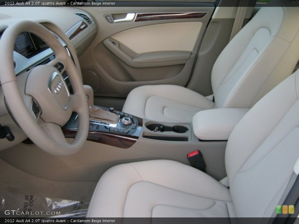 Cardamom Beige Interior Photo for the 2012 Audi A4 2.0T quattro Avant #57073082