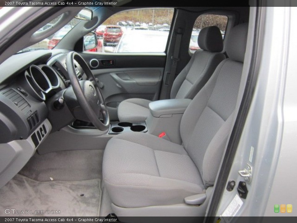 Graphite Gray Interior Photo for the 2007 Toyota Tacoma Access Cab 4x4 #57074024