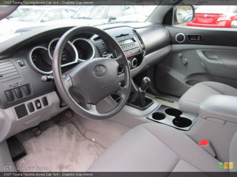 Graphite Gray Interior Dashboard for the 2007 Toyota Tacoma Access Cab 4x4 #57074033