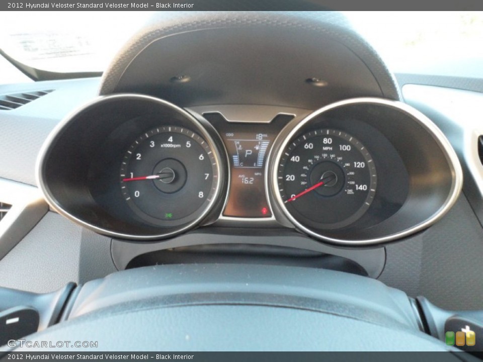 Black Interior Gauges for the 2012 Hyundai Veloster  #57074282