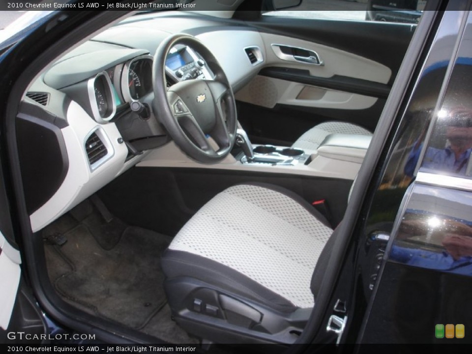 Jet Black/Light Titanium Interior Photo for the 2010 Chevrolet Equinox LS AWD #57079478