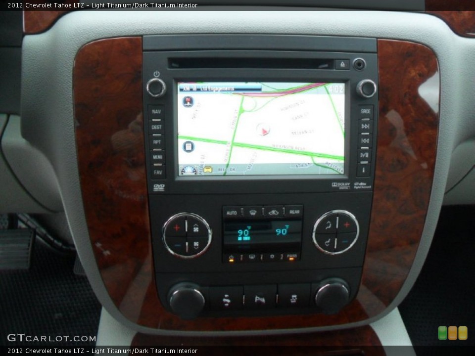 Light Titanium/Dark Titanium Interior Navigation for the 2012 Chevrolet Tahoe LTZ #57082242
