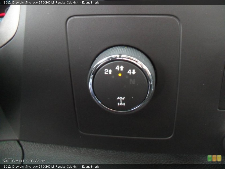 Ebony Interior Controls for the 2012 Chevrolet Silverado 2500HD LT Regular Cab 4x4 #57082499
