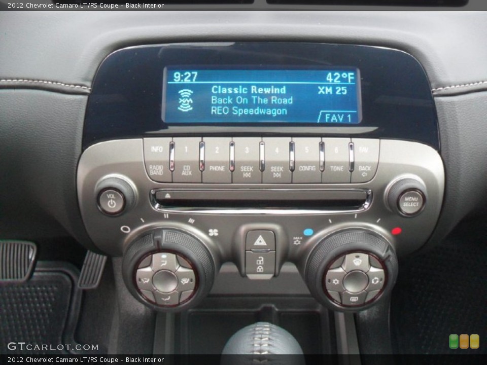 Black Interior Audio System for the 2012 Chevrolet Camaro LT/RS Coupe #57084269