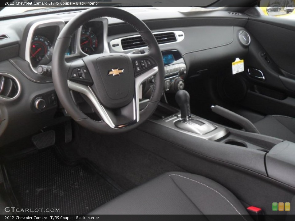 Black Interior Prime Interior for the 2012 Chevrolet Camaro LT/RS Coupe #57084386