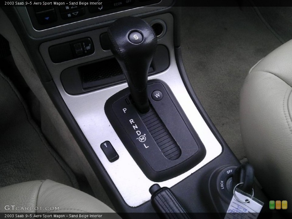 Sand Beige Interior Transmission for the 2003 Saab 9-5 Aero Sport Wagon #57085109