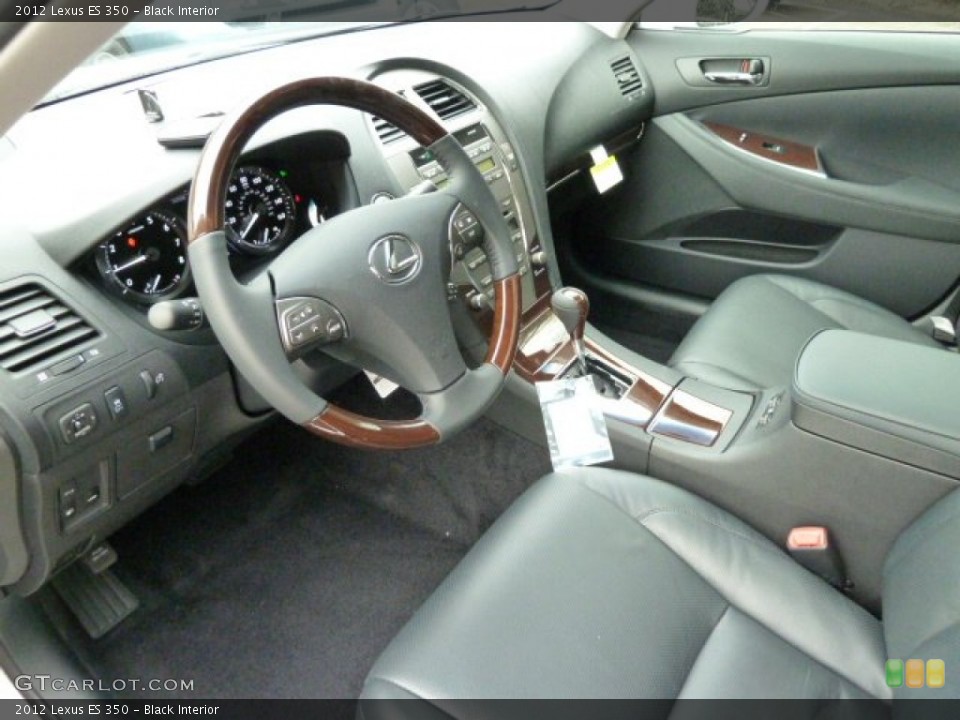 Black Interior Photo for the 2012 Lexus ES 350 #57085223