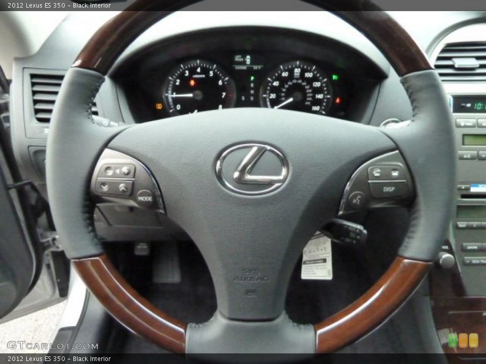 Black Interior Steering Wheel for the 2012 Lexus ES 350 #57085235