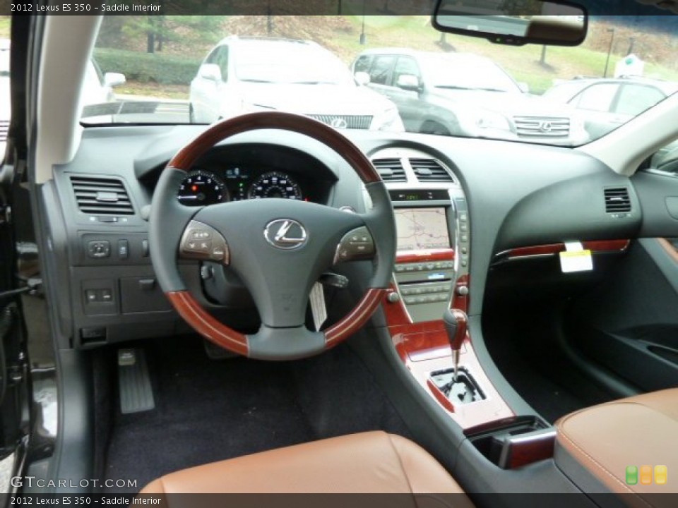 Saddle Interior Dashboard for the 2012 Lexus ES 350 #57085436