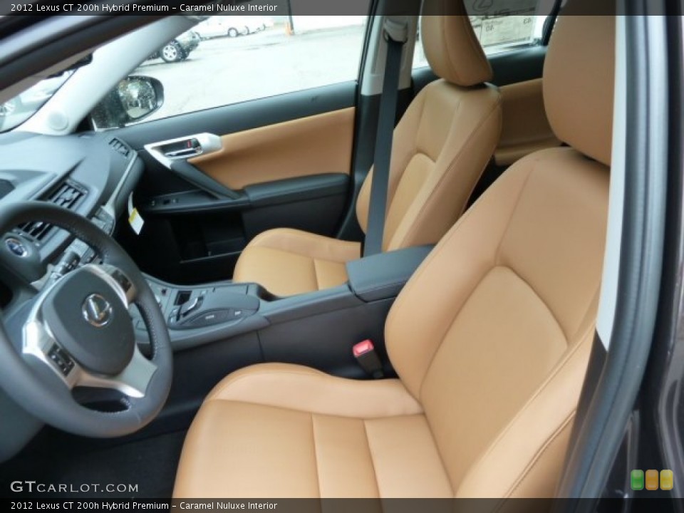 Caramel Nuluxe Interior Photo for the 2012 Lexus CT 200h Hybrid Premium #57085550
