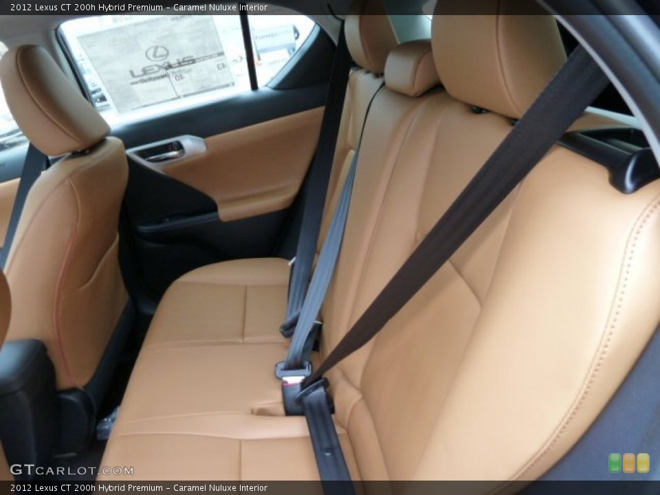 Caramel Nuluxe Interior Photo for the 2012 Lexus CT 200h Hybrid Premium #57085556