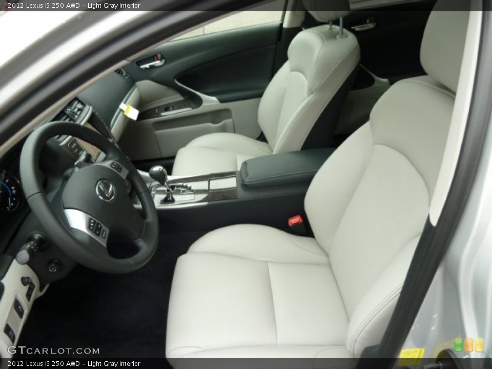 Light Gray Interior Photo for the 2012 Lexus IS 250 AWD #57085664