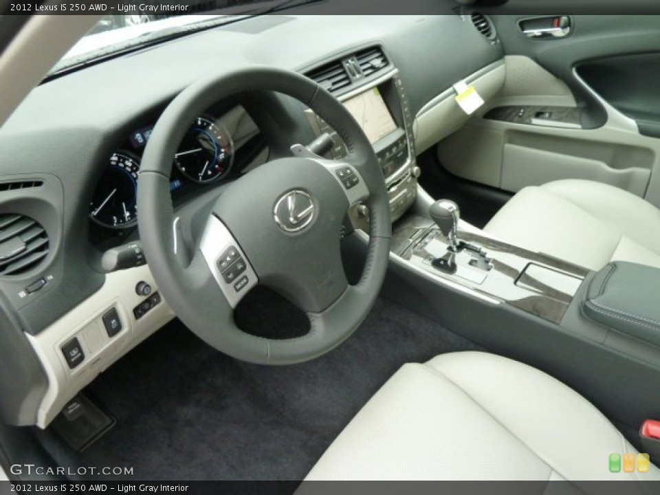 Light Gray Interior Photo for the 2012 Lexus IS 250 AWD #57085691