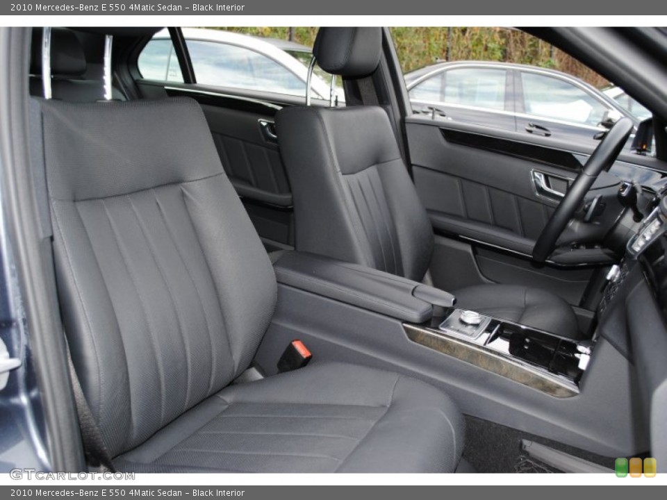 Black Interior Photo for the 2010 Mercedes-Benz E 550 4Matic Sedan #57089246
