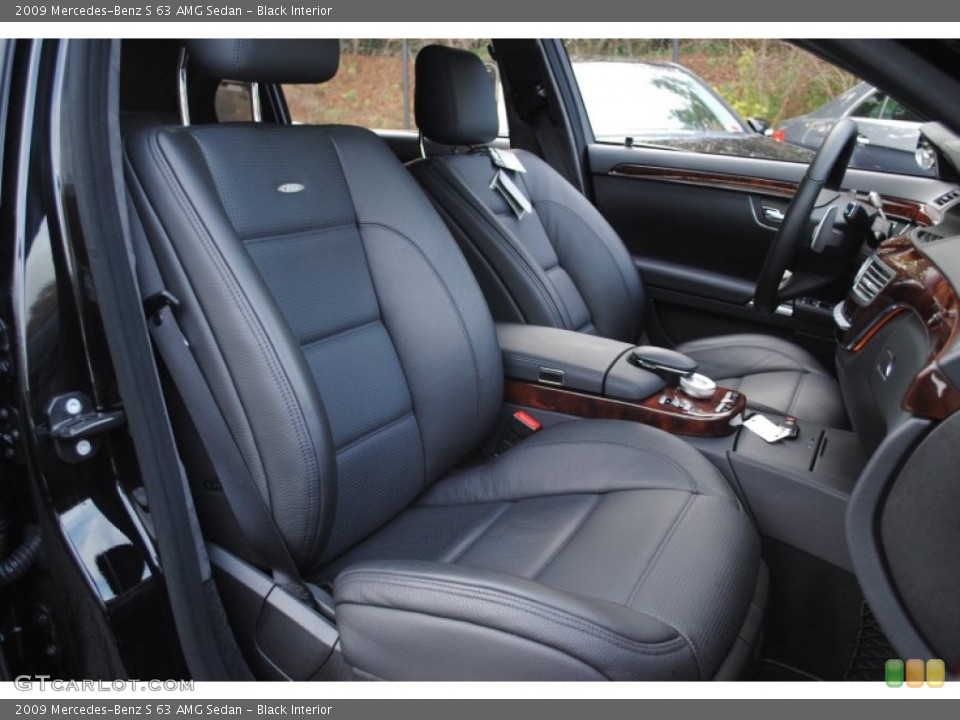 Black Interior Photo for the 2009 Mercedes-Benz S 63 AMG Sedan #57089354