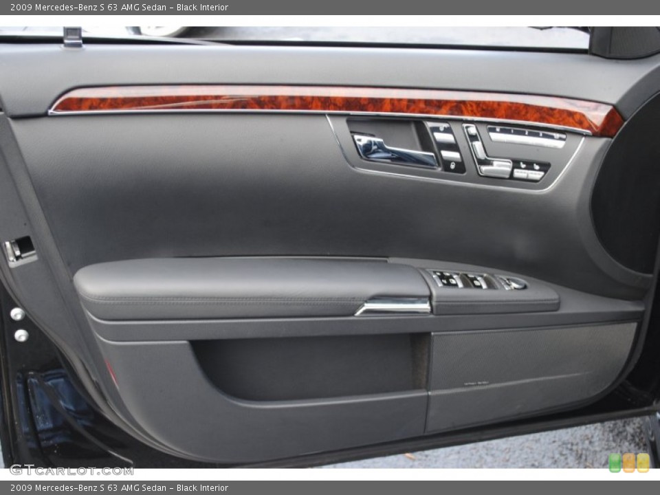 Black Interior Door Panel for the 2009 Mercedes-Benz S 63 AMG Sedan #57089360