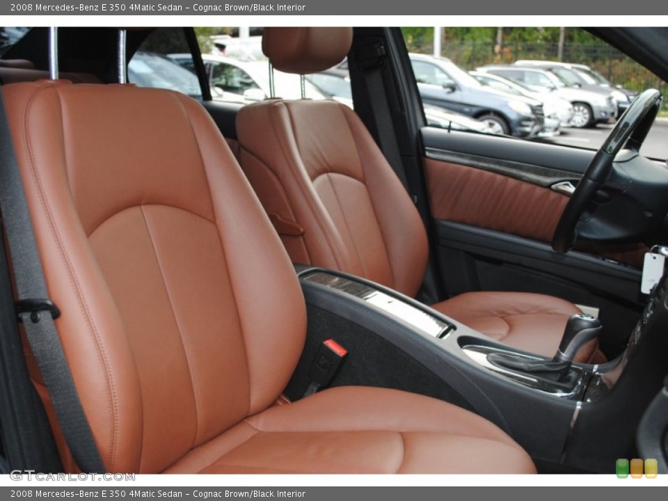 Cognac Brown/Black Interior Photo for the 2008 Mercedes-Benz E 350 4Matic Sedan #57089553