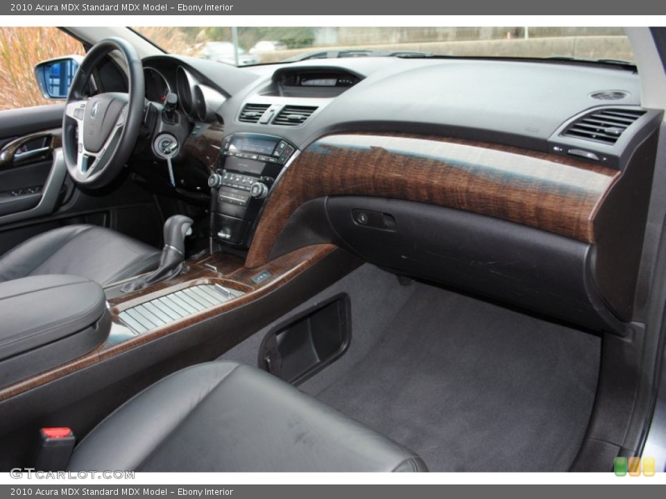 Ebony Interior Dashboard for the 2010 Acura MDX  #57090203