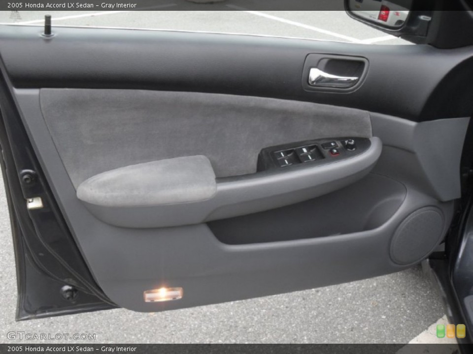 Gray Interior Door Panel for the 2005 Honda Accord LX Sedan #57090734