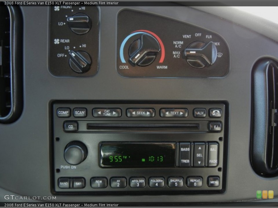 Medium Flint Interior Controls for the 2008 Ford E Series Van E150 XLT Passenger #57091796