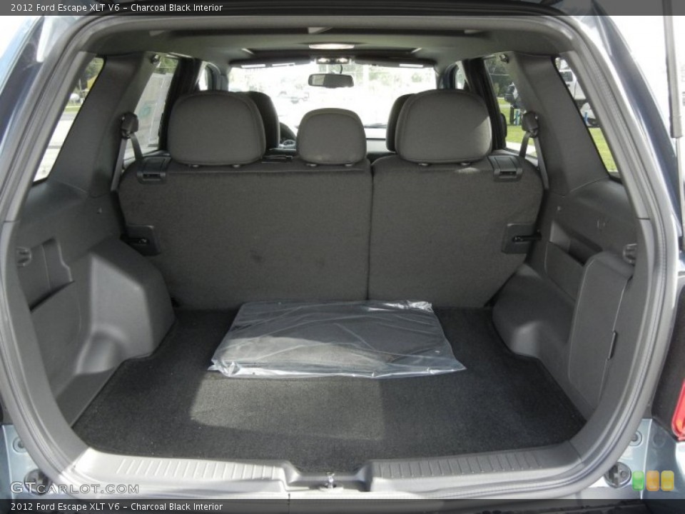 Charcoal Black Interior Trunk for the 2012 Ford Escape XLT V6 #57092399