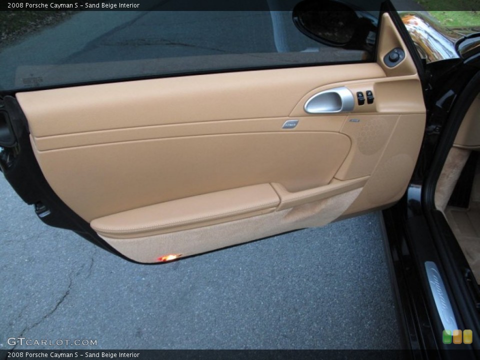 Sand Beige Interior Door Panel for the 2008 Porsche Cayman S #57093680