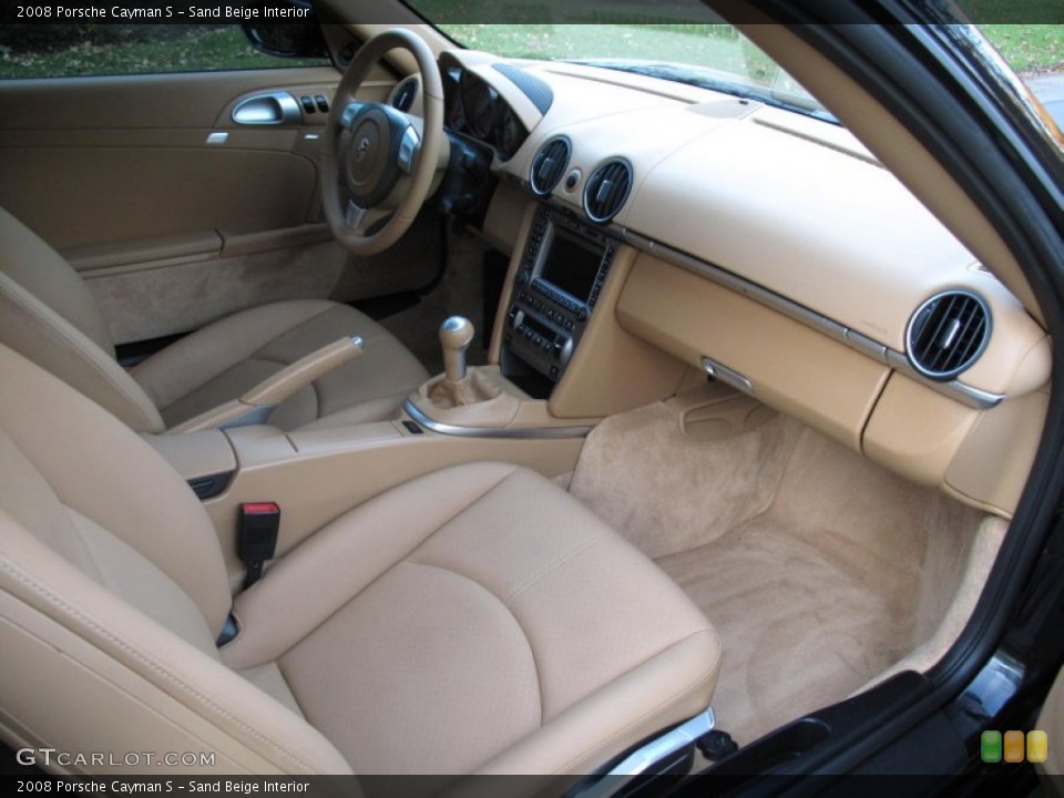 Sand Beige Interior Photo for the 2008 Porsche Cayman S #57093683