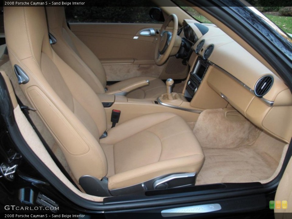 Sand Beige Interior Photo for the 2008 Porsche Cayman S #57093686