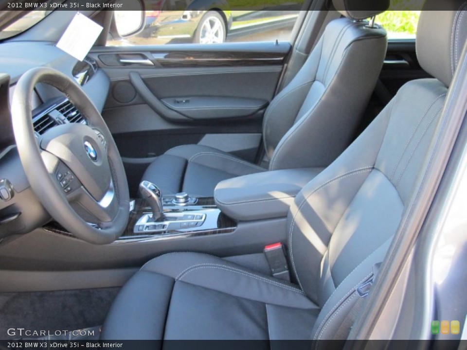 Black Interior Photo for the 2012 BMW X3 xDrive 35i #57099043