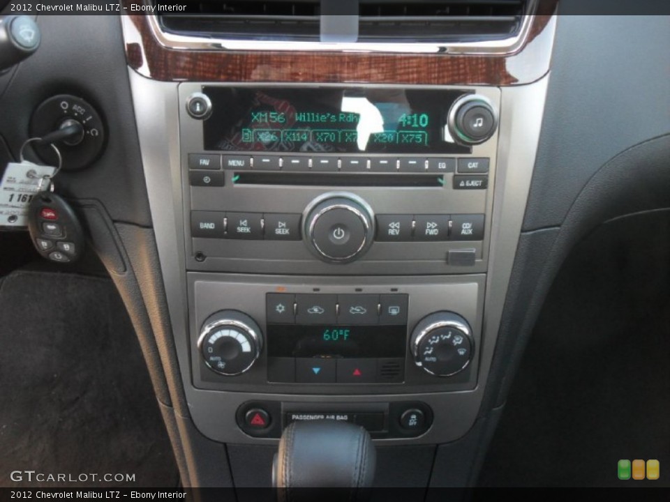 Ebony Interior Controls for the 2012 Chevrolet Malibu LTZ #57099325