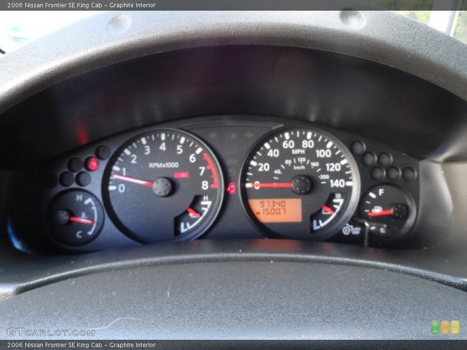 Graphite Interior Gauges for the 2006 Nissan Frontier SE King Cab #57100576