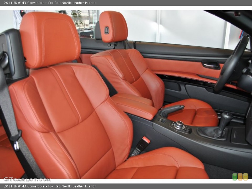 Fox Red Novillo Leather Interior Photo for the 2011 BMW M3 Convertible #57102745