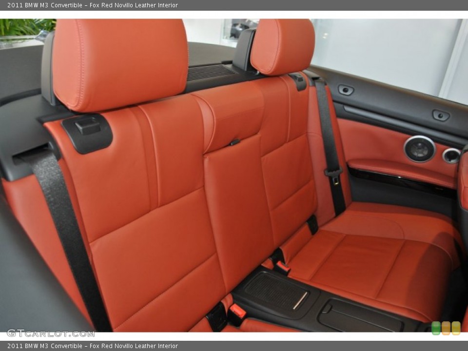 Fox Red Novillo Leather Interior Photo for the 2011 BMW M3 Convertible #57102762