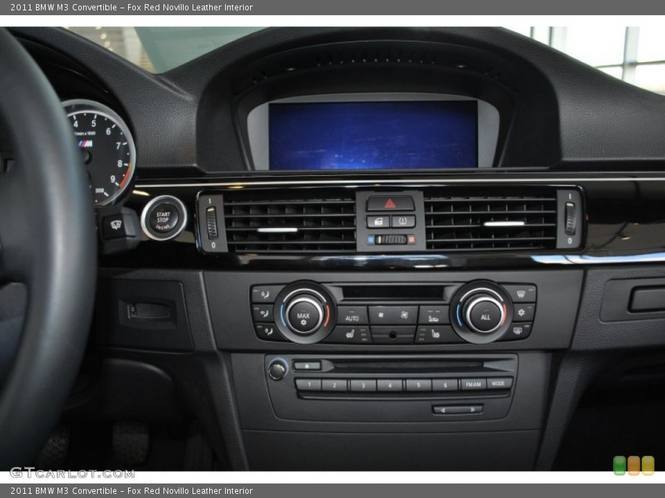 Fox Red Novillo Leather Interior Controls for the 2011 BMW M3 Convertible #57102787