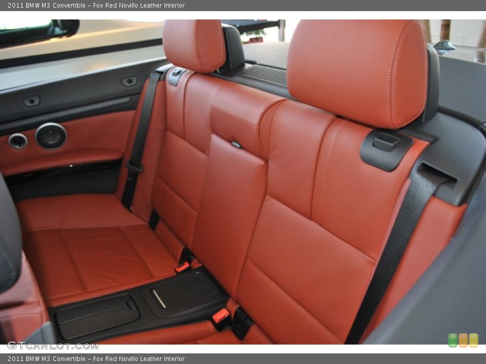 Fox Red Novillo Leather Interior Photo for the 2011 BMW M3 Convertible #57102806