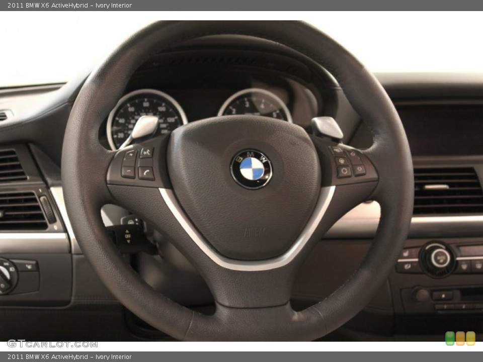 Ivory Interior Steering Wheel for the 2011 BMW X6 ActiveHybrid #57103342