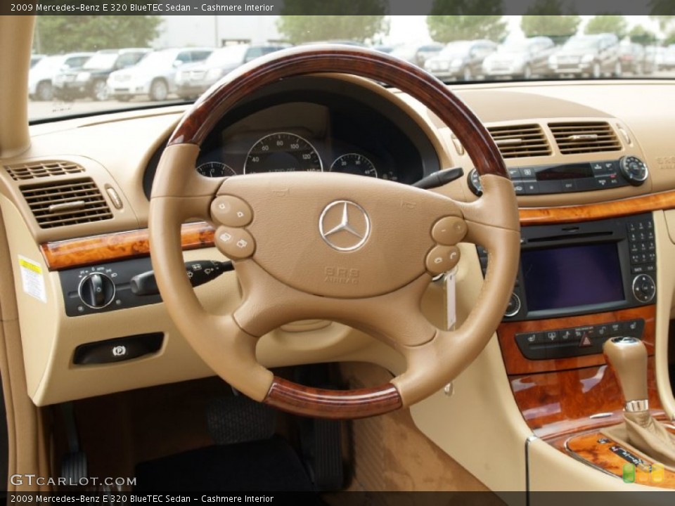 Cashmere Interior Steering Wheel for the 2009 Mercedes-Benz E 320 BlueTEC Sedan #57105301