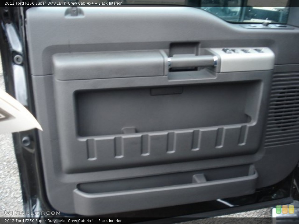 Black Interior Door Panel for the 2012 Ford F250 Super Duty Lariat Crew Cab 4x4 #57105385