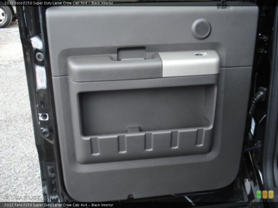 Black Interior Door Panel for the 2012 Ford F250 Super Duty Lariat Crew Cab 4x4 #57105403