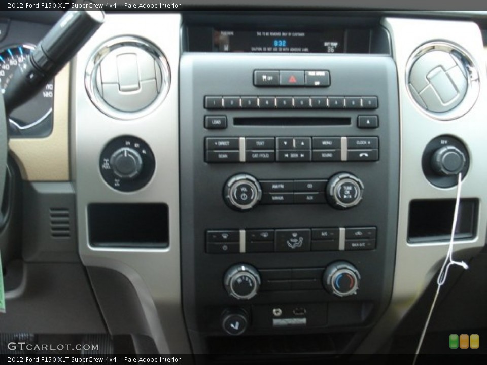 Pale Adobe Interior Controls for the 2012 Ford F150 XLT SuperCrew 4x4 #57106471