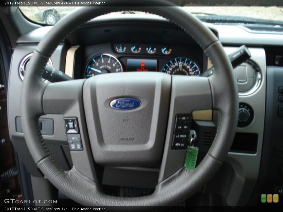 Pale Adobe Interior Steering Wheel for the 2012 Ford F150 XLT SuperCrew 4x4 #57106477