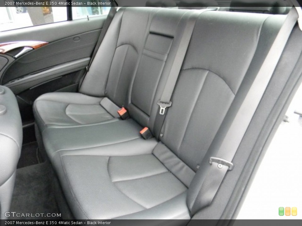 Black Interior Photo for the 2007 Mercedes-Benz E 350 4Matic Sedan #57108277