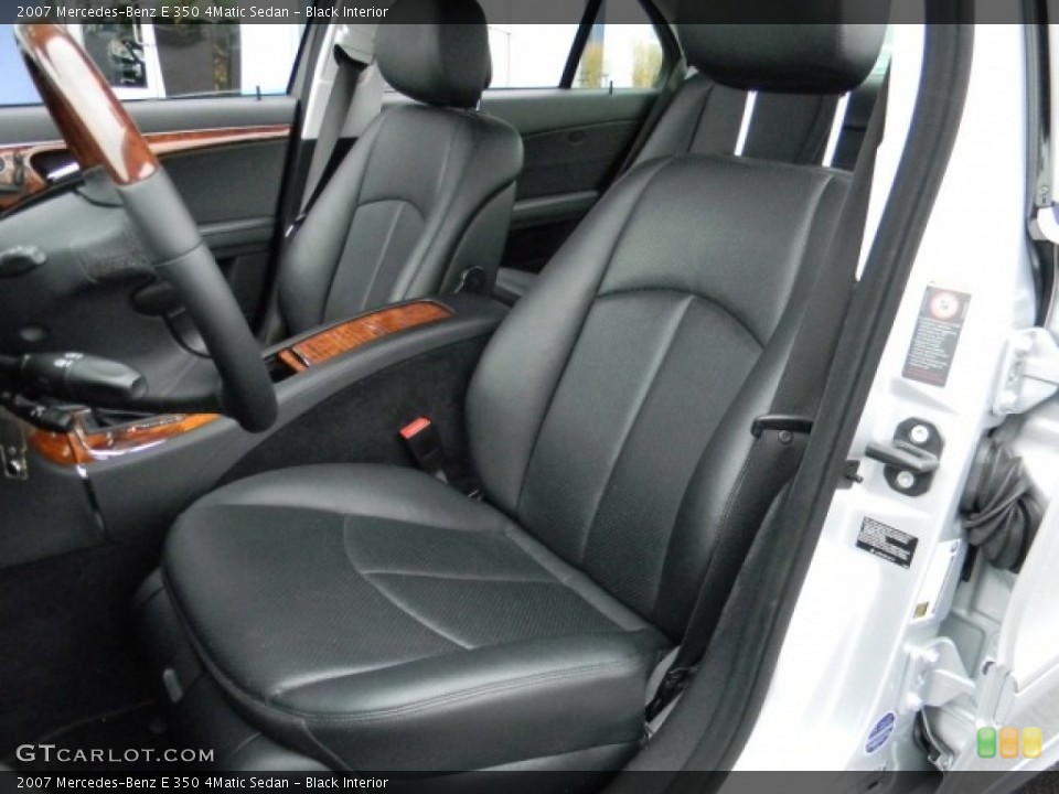 Black Interior Photo for the 2007 Mercedes-Benz E 350 4Matic Sedan #57108296