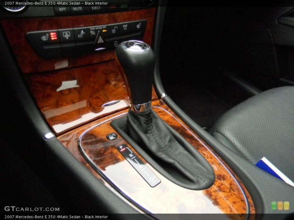 Black Interior Transmission for the 2007 Mercedes-Benz E 350 4Matic Sedan #57108358