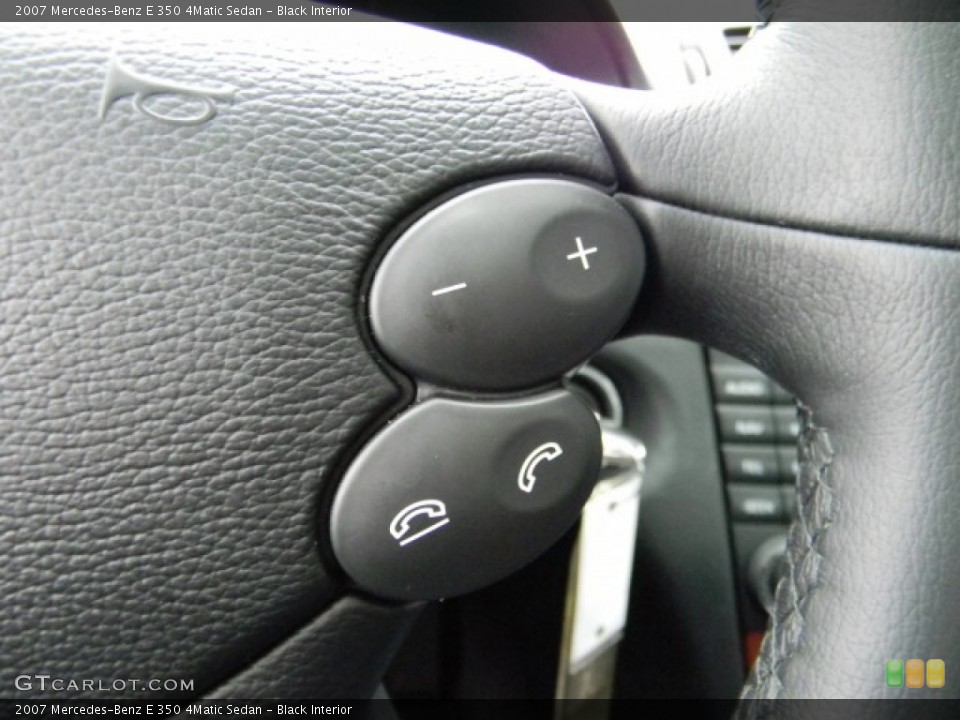Black Interior Steering Wheel for the 2007 Mercedes-Benz E 350 4Matic Sedan #57108367