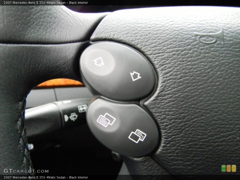 Black Interior Steering Wheel for the 2007 Mercedes-Benz E 350 4Matic Sedan #57108378