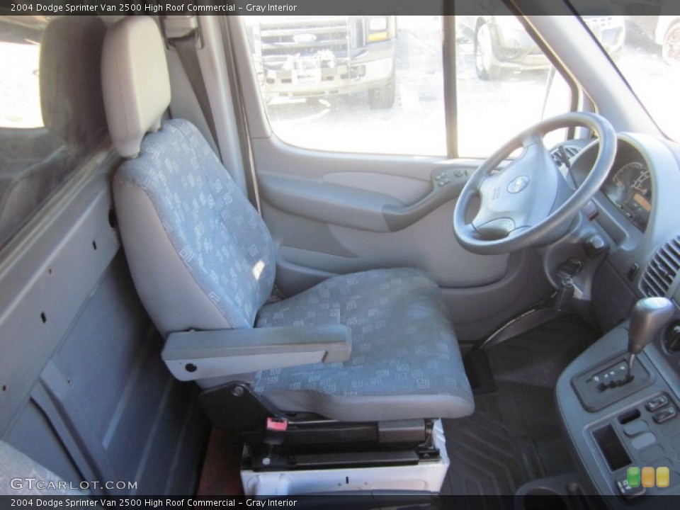 Gray Interior Photo for the 2004 Dodge Sprinter Van 2500 High Roof Commercial #57110365