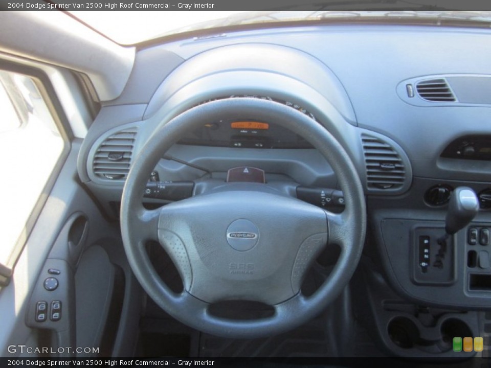 Gray Interior Steering Wheel for the 2004 Dodge Sprinter Van 2500 High Roof Commercial #57110390