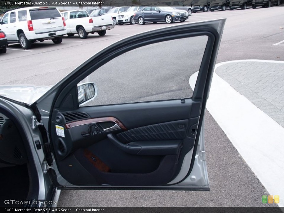 Charcoal Interior Door Panel for the 2003 Mercedes-Benz S 55 AMG Sedan #57113377
