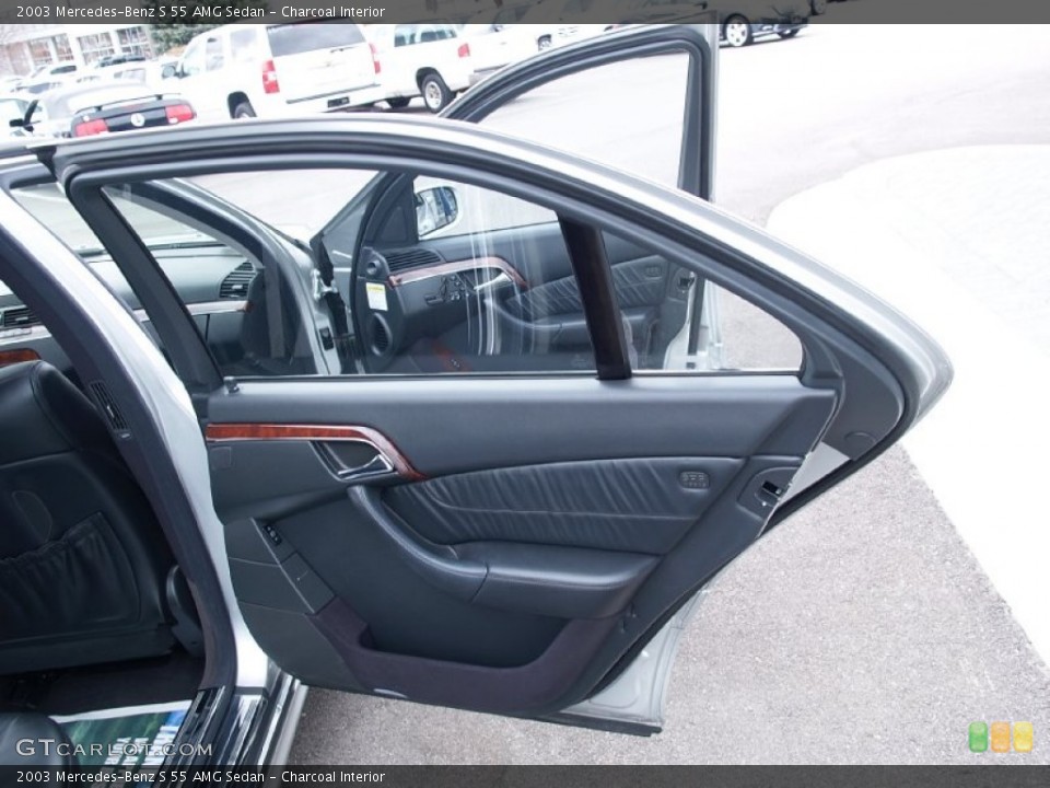 Charcoal Interior Door Panel for the 2003 Mercedes-Benz S 55 AMG Sedan #57113386